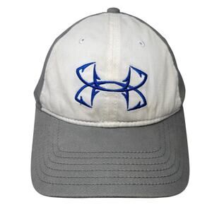 Under Armour Snapback Cap Gray One Size Adjustable Embroidered Vented Holes